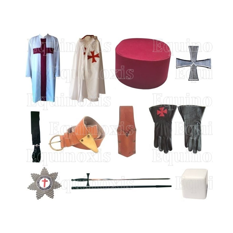 Ensemble maçonnique – Knights Templar (KT) – Chevalier Templier – 2
