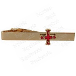 Pince-à-cravate maçonnique – Croix rouge de Constantin