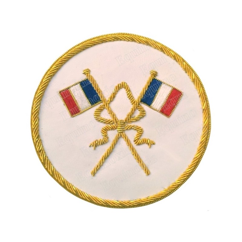 Badge / Macaron GLNF – Grande tenue nationale – Passé Grand Porte-Etendard – Brodé main