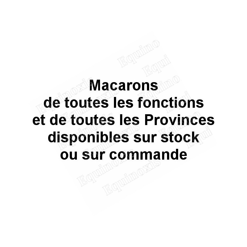 Badge / Macaron GLNF – Grande tenue provinciale – Brodé machine