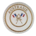 Badge / Macaron GLNF – Grande tenue provinciale – Passé Grand Porte-Etendard – Aquitaine – Brodé machine