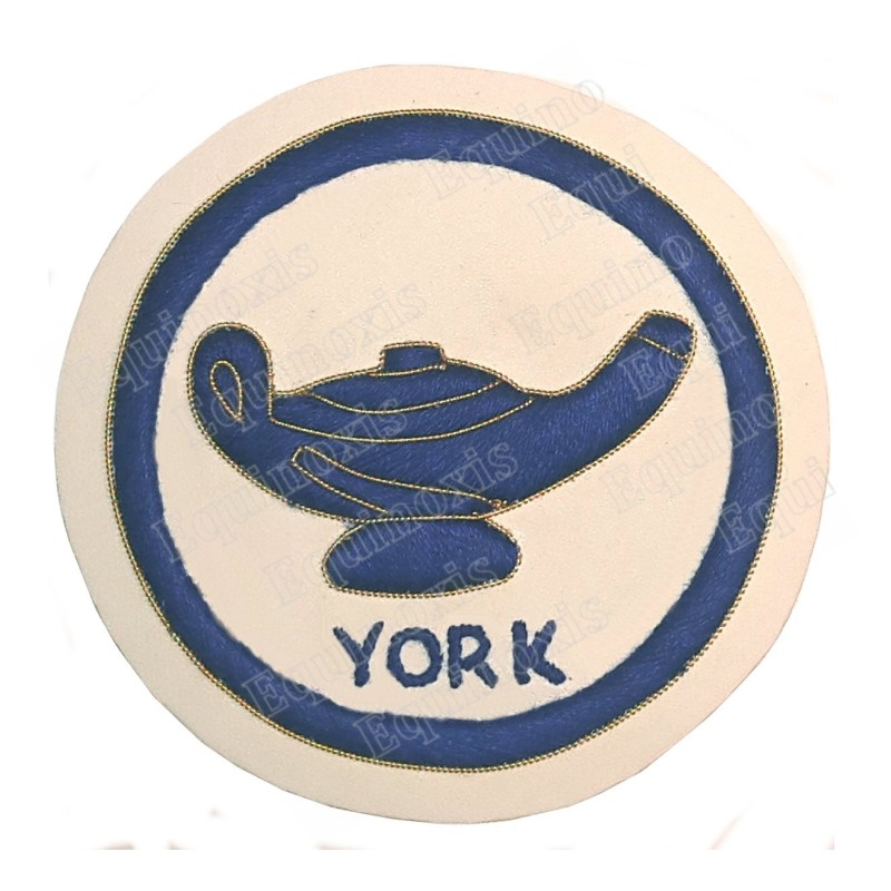 Badge / Macaron GLNF – Petite tenue nationale – Précepteur York – Brodé main