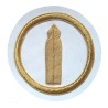 Badge / Macaron GLNF – Grande tenue nationale – Deuxième  Grand Surveillant – Brodé main