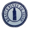Badge / Macaron GLNF – Petite tenue provinciale – Deuxième Grand Surveillant – Beauce - Rives de Seine – Brodé main