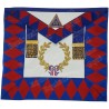 Tablier maçonnique en cuir – Arche Royale Domatique – Grand Officier National – Brodé machine