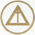 Badge / Macaron – Arche Royale Domatique – Officier National – Grand Gardien – Brodé machine